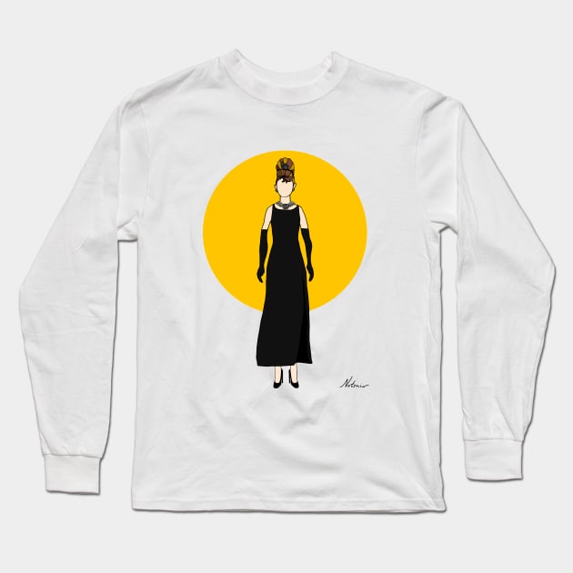 Moon River Long Sleeve T-Shirt by notsniwart